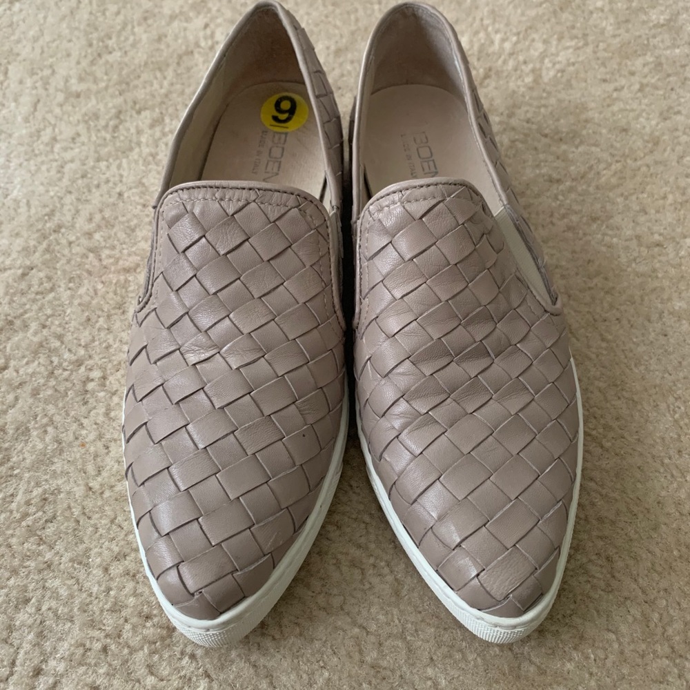 Boemos Woven Leather Slipon Loafers